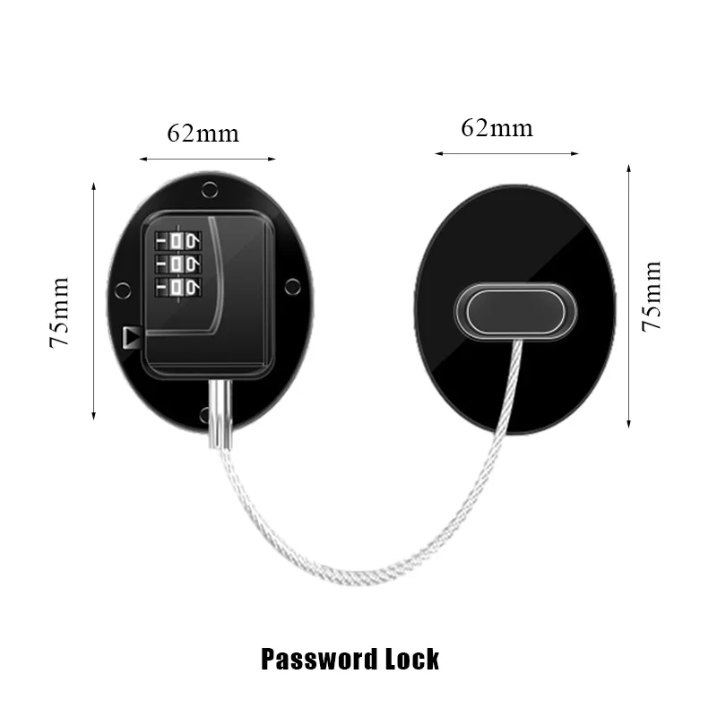 Oval Black Password