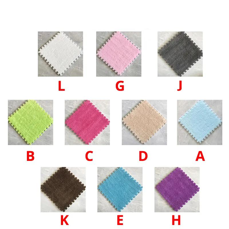 Soft Plush Children's Mat Baby Play Mat Baby Toys Eva Foam Puzzle Carpet In Children's Room Keep Warm Playmat